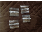 10 Pack Clear Acrylic Plexiglass Lucite Hinge