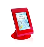 MMF POS Locking Tablet Enclosure Case with Stand for 7-8 Inch Tablets, Red (MMFTE081107)