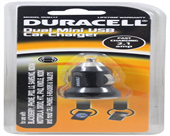Duracell Dual Mini USB Car Charger for iPhone 3G/3GS/4/4s