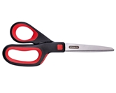 Stanley 8 Inch All-Purpose Ergonomic Scissor (SCI8EST-RED), Red/Black 