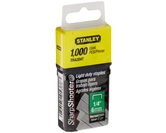 Stanley Tra204T 1/4 Inch Light Duty Narrow Crown Staples, Pack of 1000(Pack of 1000) 