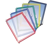 FoldFive Pockets, 5 Pocket Per Pack, Assorted Colors, Holds 50 sheets