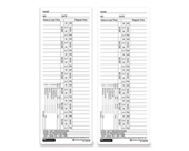 ACP091142470 - Weekly Time Cards, Antimicrobial, Double-Sided, 400/PK, White