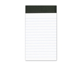 Ampad 20-208 Evidence 3" x 5" Narrow Perforated Writing Pads - White (12 Pads of 50 Sheets Each)
