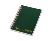 Ampad 20-801 Gold Fibre Classic Series Personal Notebook, with Pocket Cover, Page and Date Headings with Pocket Cover,date Medium Ruling 100 Sheets.