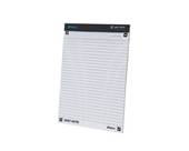 Ampad Shot Note Writing Pad, 8 1/2 x 11 Inches, Wide Ruled, 40 Sheets (20-115)