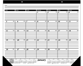 AT-A-GLANCE 2014 Monthly Desk Pad, Black and White, 24 x 19 Inches (SK30-00)