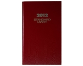 AT-A-GLANCE Standard Diary, Recycled Daily Diary, Red, 2012 (SD381-72)