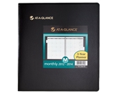 AT-A-GLANCE Three-Year Monthly Planner, 9 x 11 Inches, Black, 2012 (70-236-05)