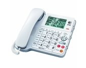 AT&T Corded Phone with Digital Answering System, White (CL4939)