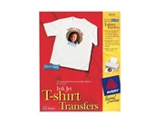 Avery T-Shirt Transfers for Inkjet Printers, 8.5 x 11 Inches, Pack of 12 (03275)