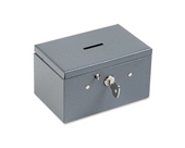 Buddy 5051 BDY5051 Recycled Steel Stamp and Coin Box with Lo...