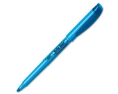 BIC Brite Liner Highlighter, Chisel Tip, Fluorescent Blue Ink, 12 per Pack (BL11-BE)