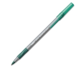 BIC Ultra Round Stic Grip Ball Point Pen, Green Ink, Medium (1.2 mm), 12 Pens (GSMG11-GREEN)