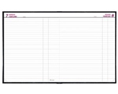 Brownline 2011 Daily Appointment Book, Hard Cover, Black, 13.375 x 7.875 Inches (C551.BLK)