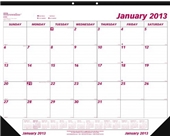 Brownline 2013 Monthly Desk Pad Calendar, January - December...