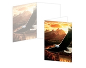 ECOeverywhere Soaring Birthday Boxed Card Set, 12 Cards and Envelopes, 4 x 6-Inches, Multicolored (bc11321)