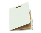 ESSELTE CORPORATION - Gray Letter Size 4-Section Pressboard Folder 10/BOX