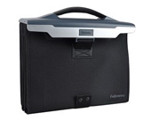 Fellowes 7500901 Fellowes Partition Additions Portable Triple File Pocket, Slate Gray