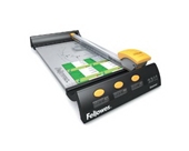 Fellowes Electron Small Office Trimmer - 4 x Blade(s) - Cuts 10 Sheet - 12" Cutting Length - Metal Bas