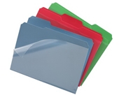 Find It Clear View File Folder with Clear Front Sheet, Pack of Six, Assorted Colors (FT07187)