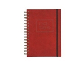 Grandluxe Enzo A5 Journal, 160 Sheets, 5.8 x 8.3-Inches, Red (501259)