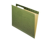 Hanging Box Bottom Folder with InfoPocket, Standard Green, Letter, 2" Cap., 25/Box (ESS4152X2)