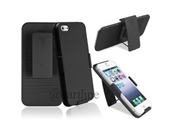 Iphone 5 Shell + Holster Belt Clip Combo Case for iPhone 5 (Blue)