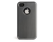 Kensington K39389US Aluminum Finish Case for Apple iPhone 4/4S - 1 Pack - Retail Packaging - Grey