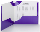 Smead Campus Org Lockit Two Pocket Folder Purple