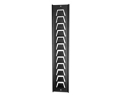 Lathem Time 12-BB Heavy-Duty Steel Badge Rack, Holds 12 Credit-Card Sized Id Cards And Badges