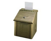Lorell : Suggestion Box, With Lock,7-3/4"x7-1/4"x9-3/4", Med...