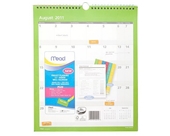 Mead Project Planning Wall Calendar, 13-Inch x 11-Inch, 2011/2012 (602520)