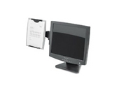 Office Suites Monitor Mount Copyholder, Plastic, Holds 150 S...