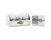 Office Snax OFX00056 Ragold Mini Condiment Set, .4 oz Salt, .17 oz Pepper, Six-Shaker Set