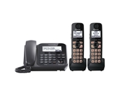 Panasonic KX-TG4772B Dect_6.0 2-Handset 1-Line Landline Telephone
