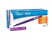 Paper Mate Flair Point-Guard Porous Point Pens, 12 Purple Pens (8450152)