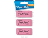 PaperMate Pink Pearl Premium Medium Rubber Eraser, 3-Count (...