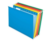 Pendaflex 415315ASST Hanging Folder, Reinforced, AssortedBrights, 1/5 Tab, Legal, 25 Per Box