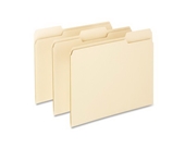 Pendaflex Essentials File Folders, 1/3 Cut, Top Tab, Letter,...