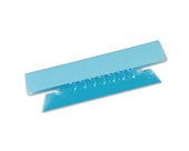 Pendaflex Hanging File Folder Tabs, 1/3 Tab, 3.5 Inches, Blue Tab/White Insert, 25 per Pack (43-1/2-BL