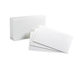 Pendaflex Oxford Ruled Index Cards, 3x5 Inches, White, 1000 Cards (ESS31)