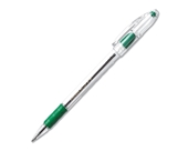 Pentel R.S.V.P. Ballpoint Pen, 0.7mm Fine Tip, Green Ink, Box of 12 (BK90-D)