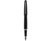 Pilot Metropolitan Fine Writing Fountain Pen, Black Barrel, Classic Design, Medium Point, Black Ink (91107)