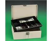 PMC04963 Lockn Latch Steel Cash Box, Pebble Beige, 11w x 7-3...