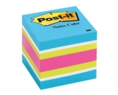Post-it Notes Cube, 1-7/8 x 1-7/8-Inches, Neon Collection, 400-Sheets/Cube