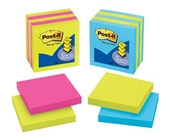 Post-it Pop-up Notes, 3 x 3-Inches, Assorted Ultra Collection, 5-Pads/Pack