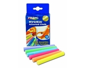 Prang Hygieia Chalk, 3.25 x .375 Inch Chalk Sticks, 12 Count, Assorted Colors (61400)