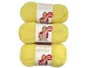 Premier Yarns Solid Deborah Norville Everyday Soft Worsted, Baby Yellow