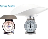 Spring Scale Painted Body 22-lb Spring Scale, 8&quot; Dial, 9-1/2...
